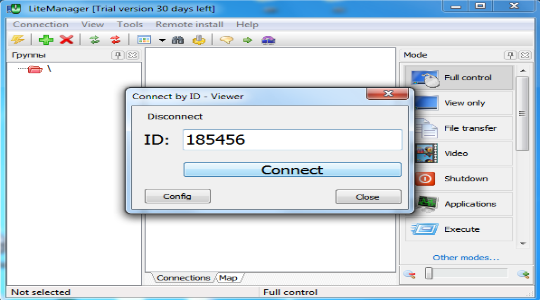 Удаленное управление компьютером с помощью программы LiteManager