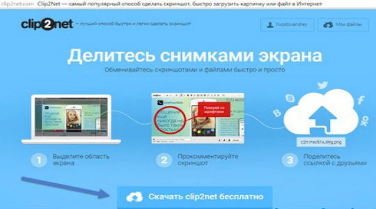 Программа для создания скриншотов Clip2Net