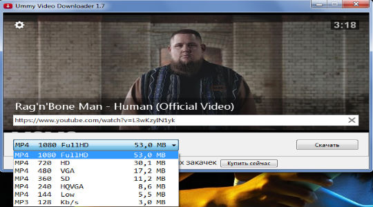 Программа для скачивания видео с YouTube Ummy Video Downloader