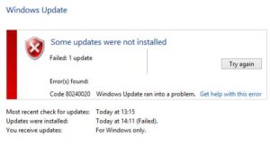 Почему Windows 10 не обновляется?