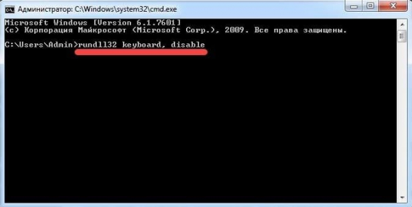 Как отключить и включить клавиатуру на ноутбуке с Windows 7, 8, 10?