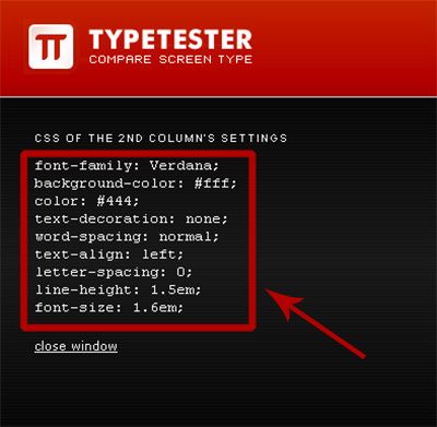 Сервис TypeTester для подбора шрифта