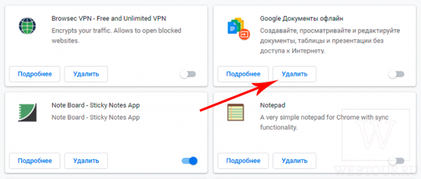 Как найти расширения, потребляющие в Chrome много оперативной памяти