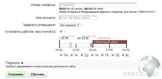 HostTracker — сервис мониторинга сайтов